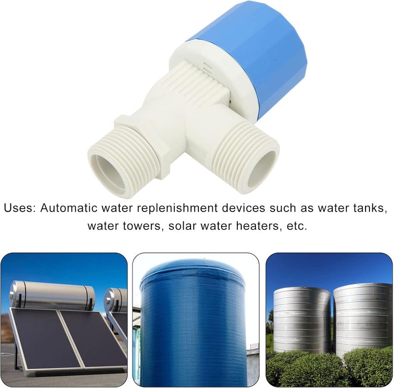 woobles Water Float Valve, Water Level Control Water Tank Traditional Float Valve, Automatic Float Valve Inside Type Safe Water Level Control Valve for Solar Water Heaters(1in) - Image 5